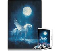 The Moon Call to Pegasus 1000 Piece Adult Puzzles Interactive Educational Skill Game Great Meaningful Gift Idea Size 38x26cm