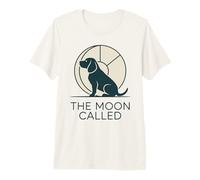 THE Moon Called Beagle Basset Hound Canine Moon Pet Premium T-Shirt