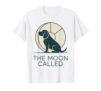 THE Moon Called Beagle Basset Hound Canine Moon Pet T-Shirt