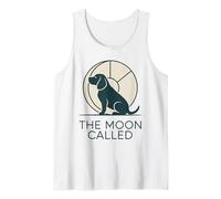 THE Moon Called Beagle Basset Hound Canine Moon Pet Tank Top
