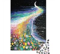 The Moon Hangs in The Sky Jigsaw Puzzles for Adults Interesting Puzzles 1000 Jigsaws Impossible Puzzle for Adults Gifts 1000pcs (75x50cm)