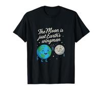 The Moon is Just Earths Wingman Astronomy Graphic T-Shirt