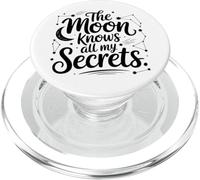 The Moon Knows All My Secrets Celestial Vibes PopSockets PopGrip for MagSafe