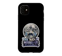 The Moon Misses Us #LetsGoBack Crying Sad Moon Case for iPhone 11