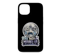 The Moon Misses Us #LetsGoBack Crying Sad Moon Case for iPhone 13