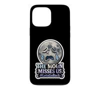 The Moon Misses Us #LetsGoBack Crying Sad Moon Case for iPhone 13 Pro Max