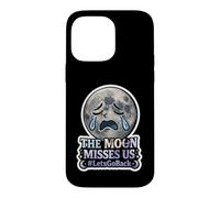 The Moon Misses Us #LetsGoBack Crying Sad Moon Case for iPhone 14 Pro Max