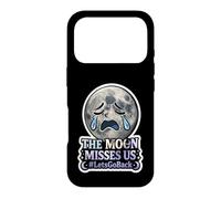 The Moon Misses Us #LetsGoBack Crying Sad Moon Case for iPhone 17 Pro