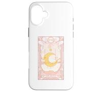 The Moon Pastel Tarot Deck Kawaii Anime Aesthetic Case for iPhone 16 Plus
