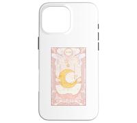 The Moon Pastel Tarot Deck Kawaii Anime Aesthetic Case for iPhone 16 Pro Max