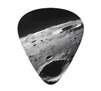 the moon Printed guitar picks - three thicknesses: thin, medium and thick, suitable for electric guitar, bass and ukulele.
