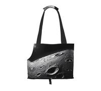 the moon Printed pet shoulder bag for going out - small dog and cat dual-purpose shoulder bag