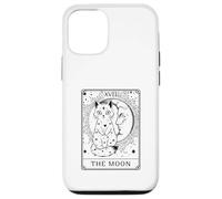 The Moon Tarot Card Cute Cat Crescent Moon Mystical Celtic Case for iPhone 12/12 Pro