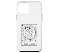 The Moon Tarot Card Cute Cat Crescent Moon Mystical Celtic Case for iPhone 12 mini