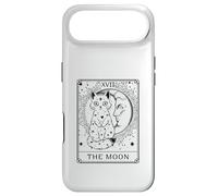 The Moon Tarot Card Cute Cat Crescent Moon Mystical Celtic Case for iPhone Air