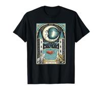 The Moon Tarot Card Psychic Intuition Celestial Witchy T-Shirt