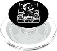 The Moon Tarot - Mystical Raven Celestial Art PopSockets PopGrip for MagSafe