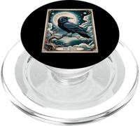The Moon Tarot - Mystical Raven Celestial Art PopSockets PopGrip for MagSafe