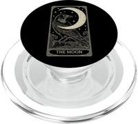 The Moon Tarot - Mystical Raven Celestial Art V3 PopSockets PopGrip for MagSafe