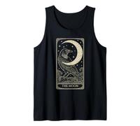 The Moon Tarot - Mystical Raven Celestial Art V3 Tank Top