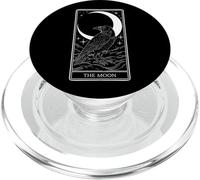 The Moon Tarot - Mystical Raven Celestial Art V4 PopSockets PopGrip for MagSafe
