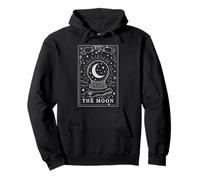 The Moon tarot with crystal ball and crocodile Pullover Hoodie