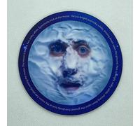 The Moon - With Song Lyrics Inspired by The Mighty Boosh - Drinks Coaster - Hardboard - 9cm - Gloss Finish