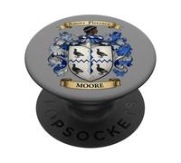 The Moore Family Coat of Arms and Surname History PopSockets Adhesive PopGrip