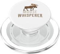 The Moose Whisperer Funny Camping Animal Lover Camper PopSockets PopGrip for MagSafe