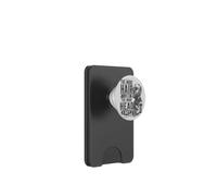 The More Hair I Lose The More Head I Get Funny Bald Quote PopSockets PopWallet for MagSafe