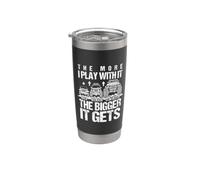 The More I Play with It The Bigger It Gets 4x4 Stainless Steel Insulated Tumbler