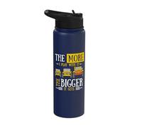 The More I Play with It The Bigger It Gets Off Roader Gift Stainless Steel Insulated Water Bottle