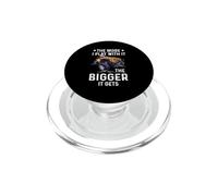 The More I Play With It The Bigger It Gets Truck Quote PopSockets PopGrip for MagSafe