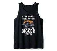 The More I Play with It The Bigger It Gets Truck Quote Tank Top