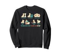 The More People I Meet The More I Love My Dog Funny Humor Sweatshirt