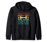 The More People I Meet The More I Love My Scottish Terrier Zip Hoodie