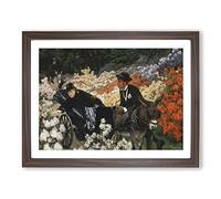 The Morning Ride By James Tissot Classic Painting Framed Print | A2 Walnut Framed Wall Art | Ready to Hang | Classic Historical Picture | Living Room Bedroom Lounge Office