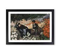 The Morning Ride by James Tissot Framed Print | A2 Black Framed Wall Art | Ready to Hang | Modern Nature Picture | Living Room Bedroom Lounge Office