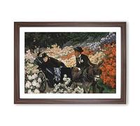 The Morning Ride by James Tissot Framed Print | A2 Walnut Framed Wall Art | Ready to Hang | Modern Nature Picture | Living Room Bedroom Lounge Office