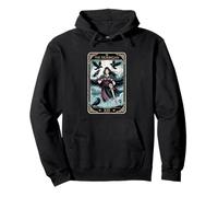 The Morrigan Celtic Goddess Warrior Crow Queen Tarot Pullover Hoodie