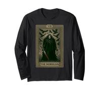 The Morrigan Tarot Card Celtic Goddess of War and Prophecy Long Sleeve T-Shirt
