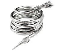 The Mortal Instruments Fashion Novelty Isabelle Lightwood's Electrum Whip Serpent Silver Snake Bracelet For Women Girl Film Series Quality Cosplay Jewelry