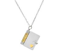 The Most Beautiful Chapter Book Necklace (A-gold)