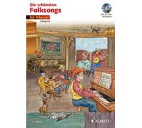 The most beautiful folk songs Book and CD Piano Schott Music