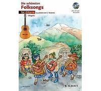 The most beautiful folk songs sheet music with CD 1-2 guitars