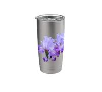 The Most Beautiful Purple Iris Splashacata Shapes Mania: Stainless Steel Insulated Tumbler