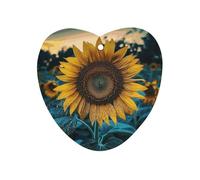 The Most Beautiful Sunflower Car Air Freshener Hanging, Long Lasting Scented Car Aromatherapy Tablets, Love form Fragrance Scented Cards for Vehicles, Bedroom, Wardrobe White-style