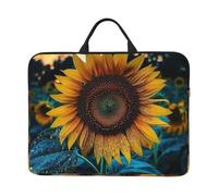 The Most Beautiful Sunflower Laptop Case 14 Inch Laptop Sleeve Computer Carrying Bag Shockproof Protective Notebook Case Portable Laptop Bag Waterproof Briefcase Bag for Men Women