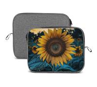 The Most Beautiful Sunflower Laptop Sleeve Case Waterproof Shock Resistant Notebook Protective Bag Lightweight Carrying Case Compatible 14 Inch Laptop