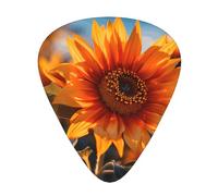 the most beautiful sunflower Print Guitar Pick,12 Pack,Includes Thin,Medium,Heavy Gauges,Suitable for guitar,ukulele